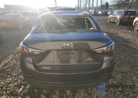 2017 Toyota Yaris Ia из США, поврежденный, VIN 3MYDLBYV1HY181228